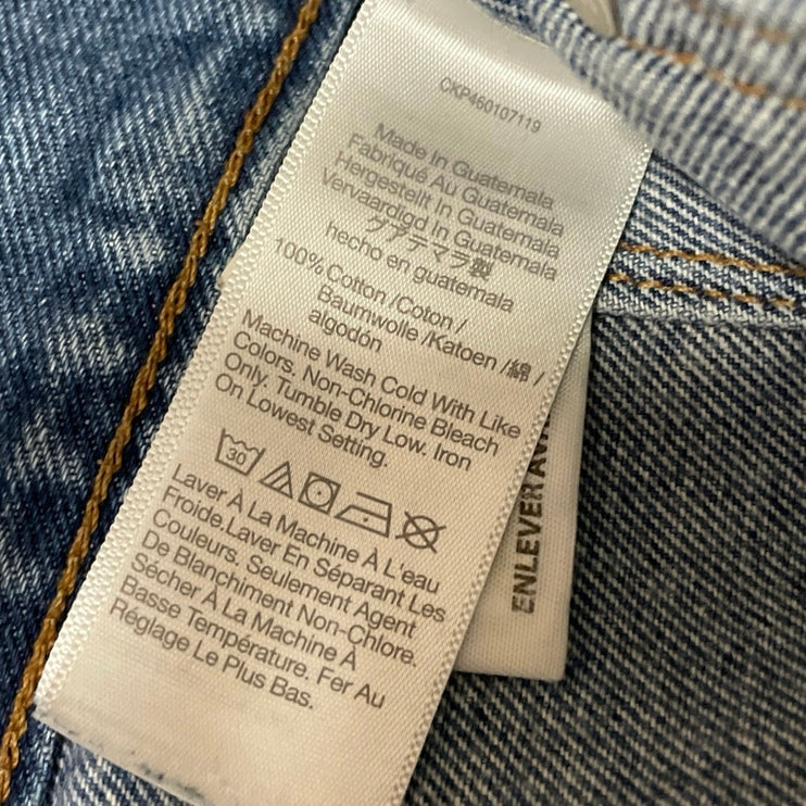 Madewell Balloon Women's Blue High Waisted Barrel Baggy Denim Jeans Size 28