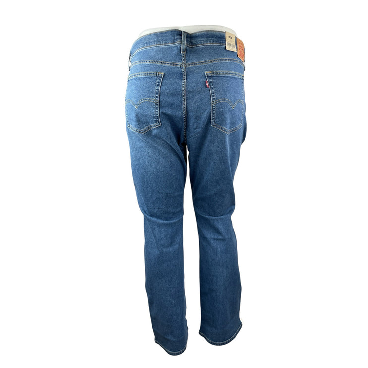 NEW Levi's Women's Blue High Rise Loose Straight Bootcut Denim Jeans Pants 24W