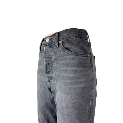 Levi's Women's Gray High Waisted Ribcage Straight Ankle Denim Jeans Pants Sz 26