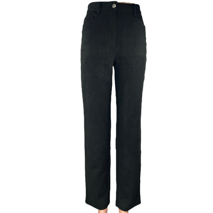Aritzia Wilfred Women's Black High Waisted Straight Leg Casual Pants Size 4