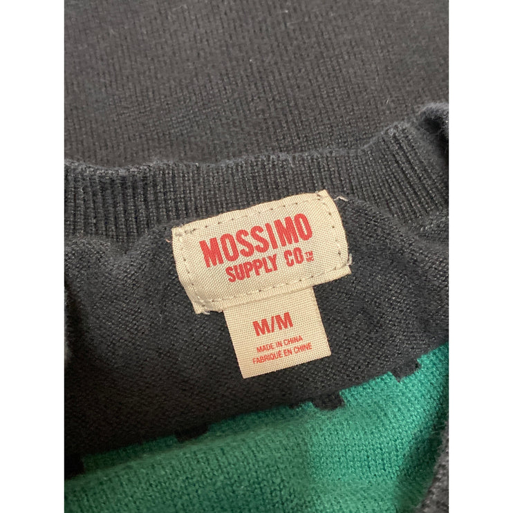 Mossimo Supply Co Women's Black Snowman Christmas Sweatshirt Sweater Top Size M