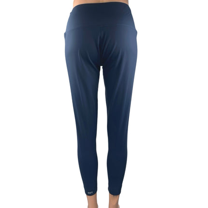 Set Active Women's Blue Skinny Leg High Waist Fitness Workout Leggings Pants XL