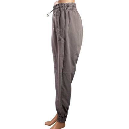 Nike Women's Gray High Rise Workout Running Athletic Jogger Sweat Pants Size S