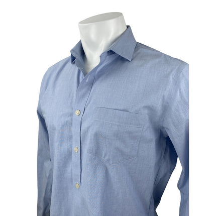 J.Crew Thompson Men's Blue Collared Long Sleeve Office Button Down Shirt Top M