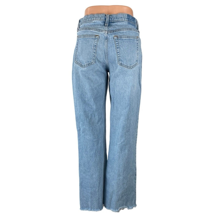 Abercrombie & Fitch The Baggy Low Rise Light Wash Wide Leg Denim Jeans Size 26