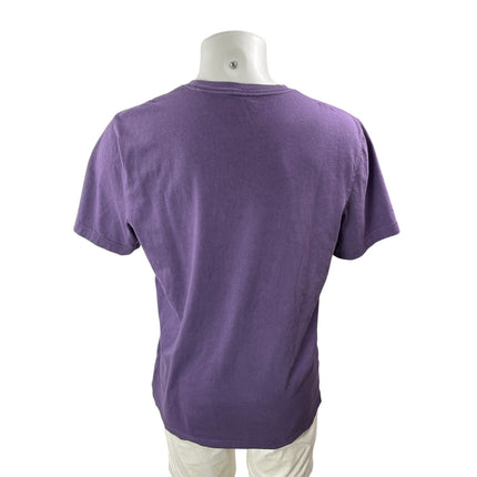 J.Crew Vintage Jersey Mens Purple Relaxed Pocket Crewneck T Shirt Tee Top Size L