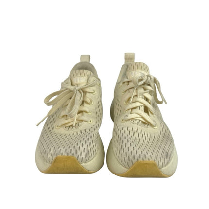 Nobull Journey Unisex Gray Cream Lace Up Athletic Running Sneakers Shoes M6.5/W8