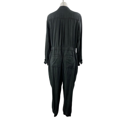 Banana Republic Women's Black Long Sleeve Coverall Utility Jumpsuit Size 14