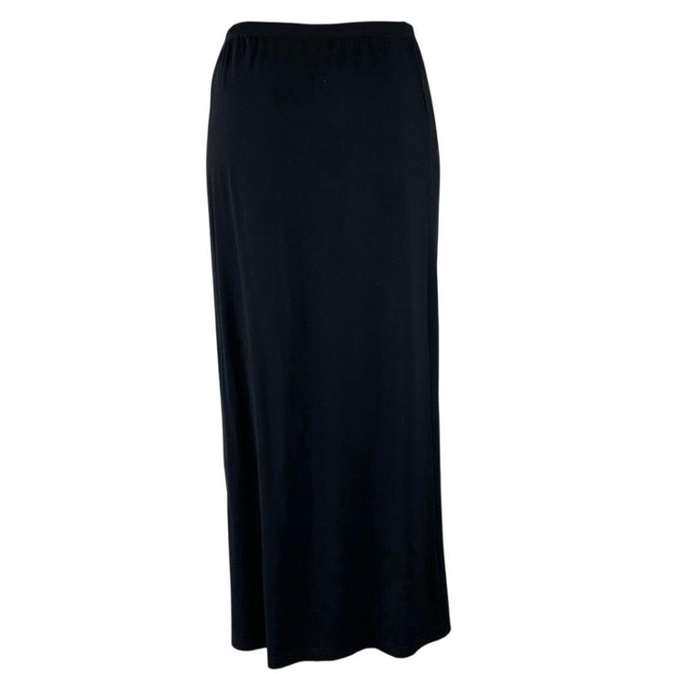 Brandy Melville Josie Black High Waisted Minimalist Maxi Straight Pencil Skirt M
