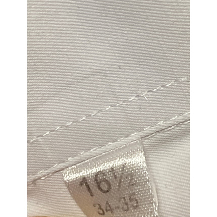 TMG Italy Men's White Career Long Sleeve Button Down Dress Shirt Top Size 16