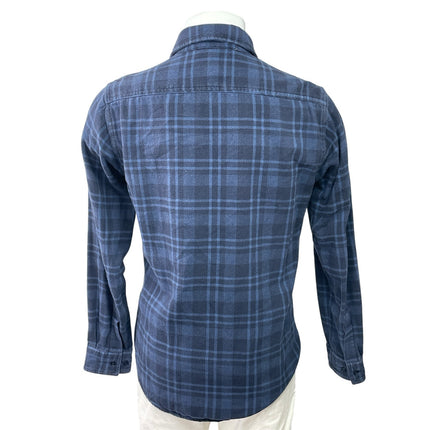 Bonobos Men Blue Plaid Slim Fit Chest Pocket Long Sleeve Button Down Shirt Top M