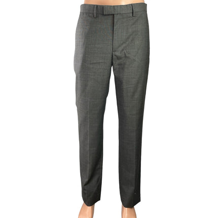 Banana Republic Men's Gray Slim Straight Leg Trousers Ankle Pants Size 31x32