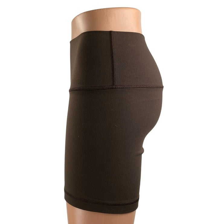 Aritzia TNA Brown High Rise Yoga Workout Gym Running Athletic Biker Shorts Sz S