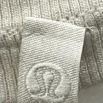 Lululemon Women's White Rib Knit Long Sleeve Crew Neck Crop Shirt Sweater Top 2