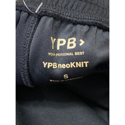 NEW YPB Your Personal Best Black NeoKnit High Rise Cargo Jogger Sweat Pants S