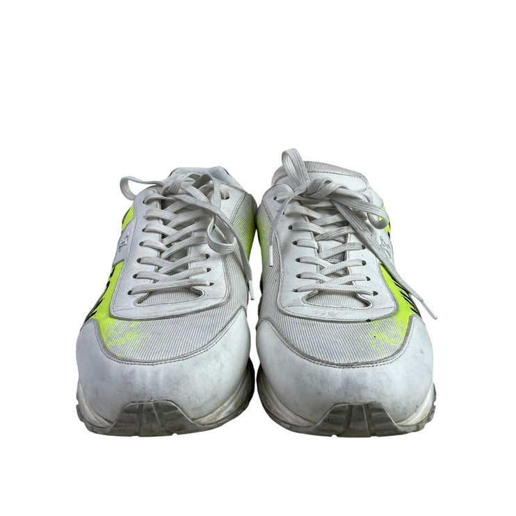 Louis Vuitton Run Away Men's White Lace Up Low Top Sneakers Shoes Size 11.5