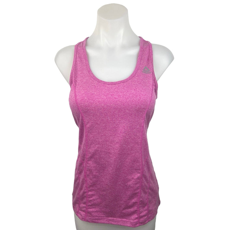 Reebok Pink Scoop Neck Racerback Running Athletic Workout Tank Top Size S