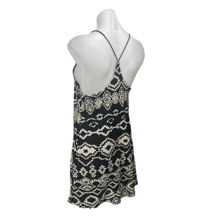 Urban Outfitters Staring at Stars Black Geometric Sleeveless Tank Mini Dress S