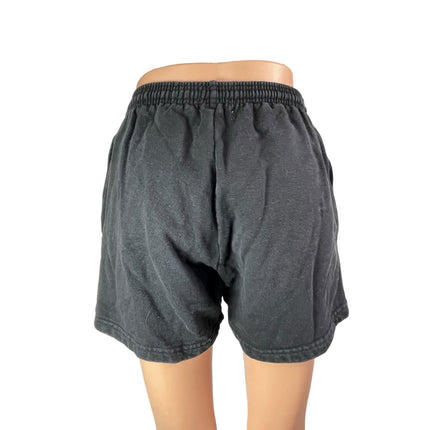 Madhappy Women's Black Graphic High Rise Yoga Gym Athletic Activewear Shorts S