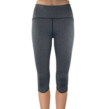 Lululemon Wunder Under Gray Skinny Mid Rise Crop Workout Tight Leggings Pants 6