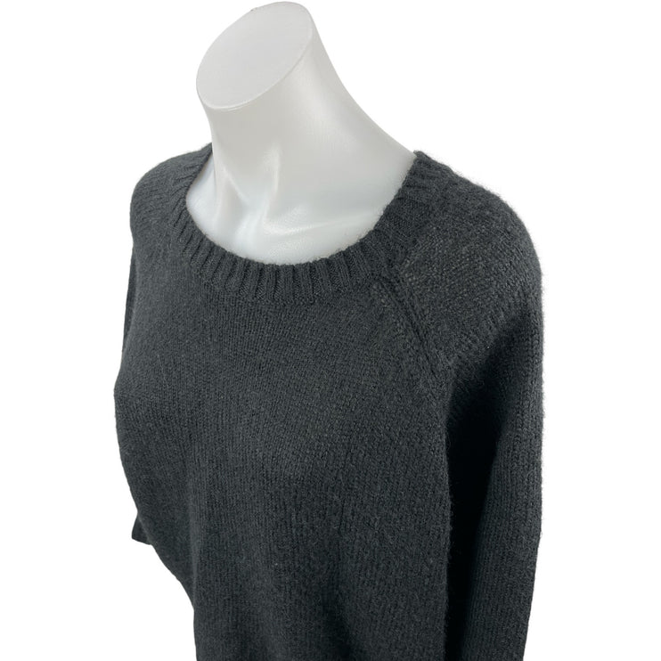 Old Navy Women's Black Long Sleeve Round Neck Knit Sweatshirt Sweater Top SP