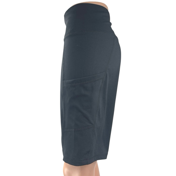 Baleaf Black High Waisted Activewear Athletic Yoga Fitness Biker Shorts Size 3XL
