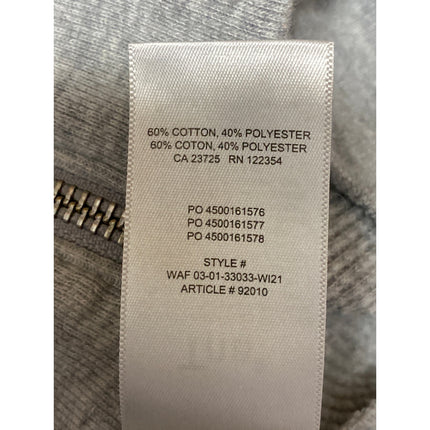 Aritzia TNA Women's Gray Long Sleeve Sweater Hooded Sweatshirt Jacket Top Sz 2XL