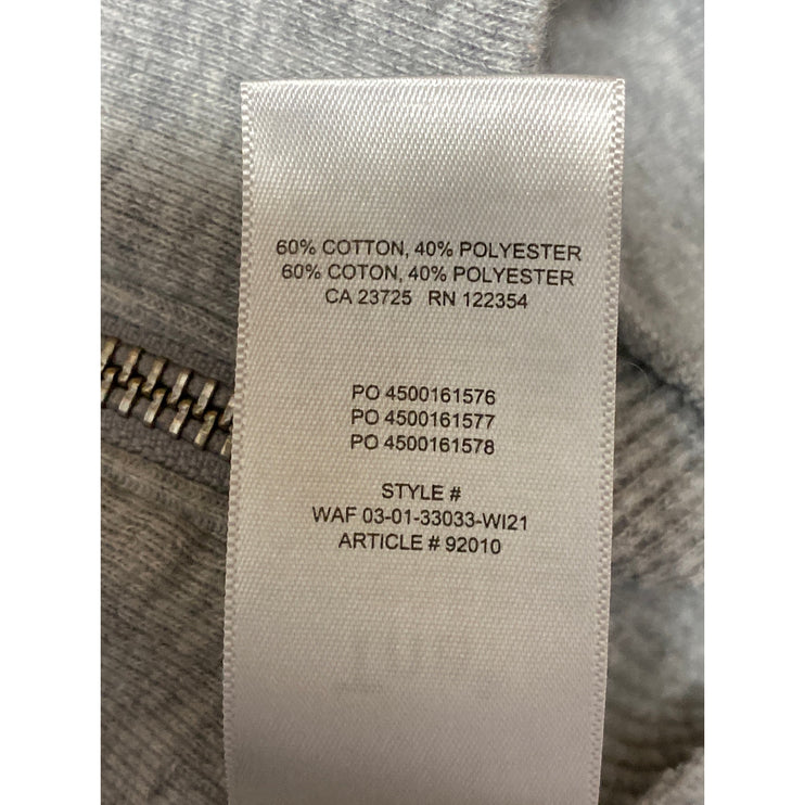 Aritzia TNA Women's Gray Long Sleeve Sweater Hooded Sweatshirt Jacket Top Sz 2XL