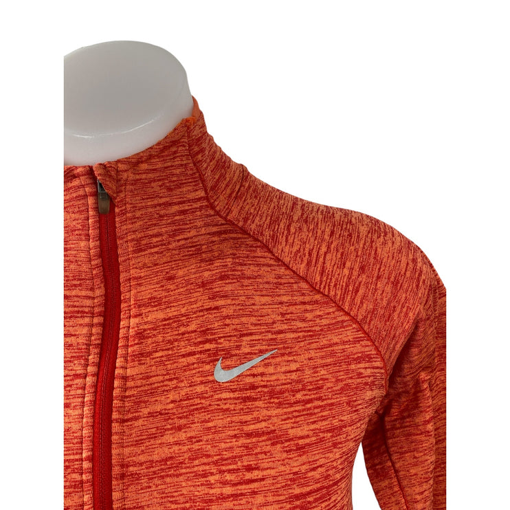 Nike Element Sphere Half Zip Womens Coral Dri Fit Long Sleeve Athletic Shirt XS