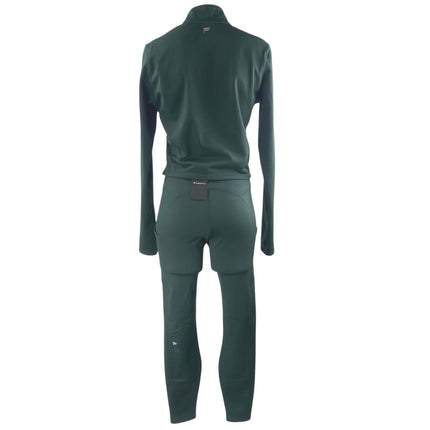 NEW Fabletics Cold Weather Green sLIM Yoga Gym Workout Athletic Activewear Set S