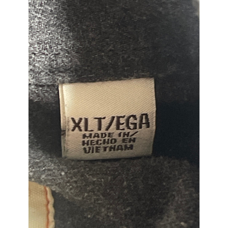 Weatherproof Vintage Mens Black Plaid Long Sleeve Button Down Shirt Top Size XLT