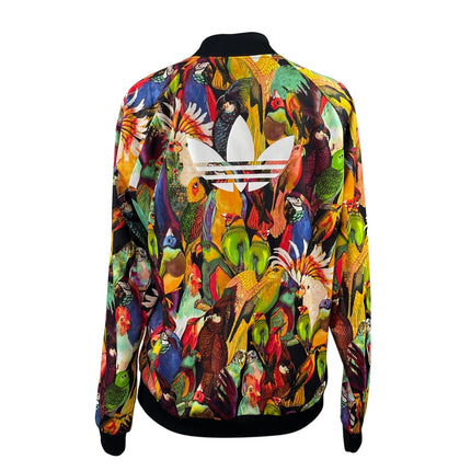 Adidas Originals x Farm Rio Passaredo Multicolor Tropical Bomber Track Jacket L