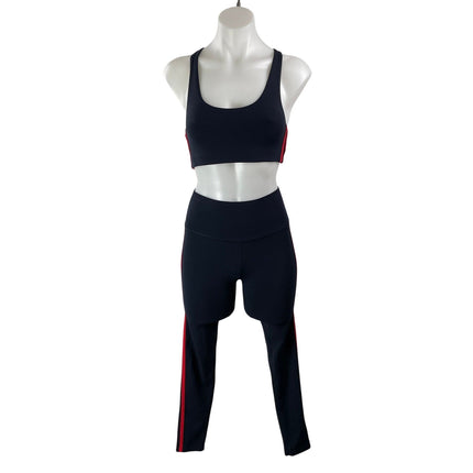 SPLITS59 Black Sleeveless Activewear Racerback Sports Bra & Legging Pants Set XS