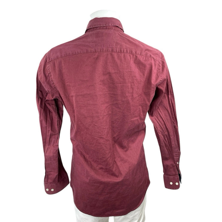 Banana Republic Collared Long Sleeve Slim Smart Casual Button Down Shirt Top M