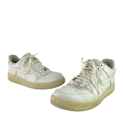 Nike Air Force 1 Low '07 Women's White Lace Up Leather Sneakers Shoes Size 9