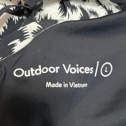 Outdoor Voices The Exercise Black White Built in Short Tennis Golf Dress Size L