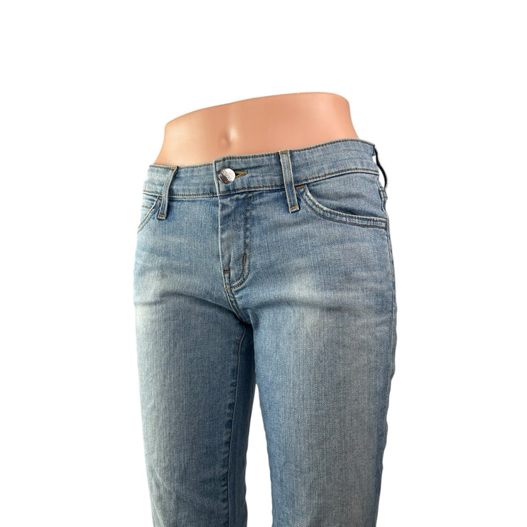 Koral Women's Blue Low Rise Skinny Fit Straight Leg Denim Jeans Pants Size 26