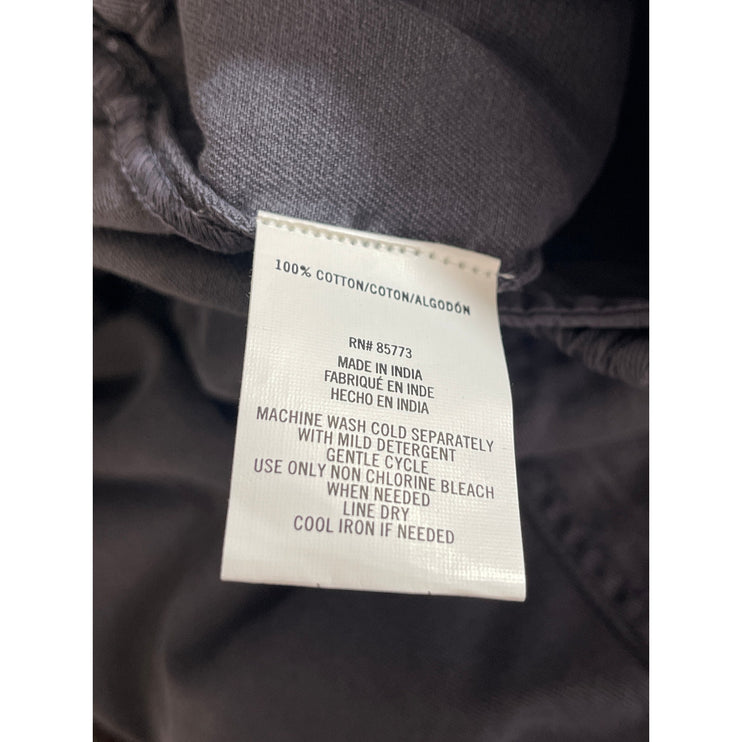 O'Neill Women's Gray High Rise Barrel Baggy Wide Leg Cargo Trousers Pants Size S