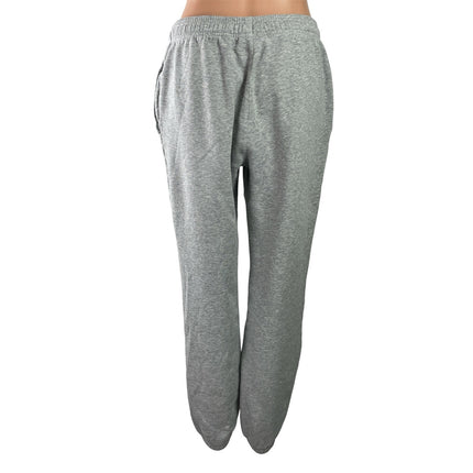Lacoste Sport Gray Drawstring High Waisted Jogger Jogging Sweat Track Pants Sz L