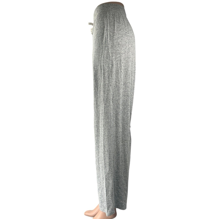 Donna Karan Women's Gray Heather High Waist Wide Leg Lounge Pajama Pants Size XL