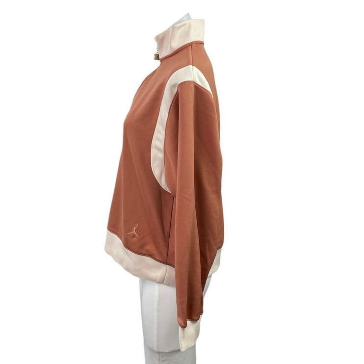 Jordan (Her)itage Flight Suit Color Block Long Sleeve Sweater Sweatshirt Top XS
