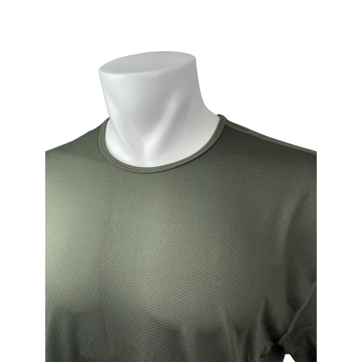 NEW BYLT Drop Cut Men's Green Short Sleeve Athletic Activewear Tee T-Shirt Top S
