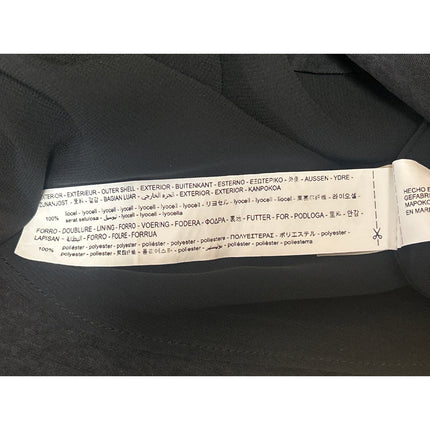 Zara Black Long Sleeve Tie Waist Collared Button Down Mini Shirt Dress Size XL