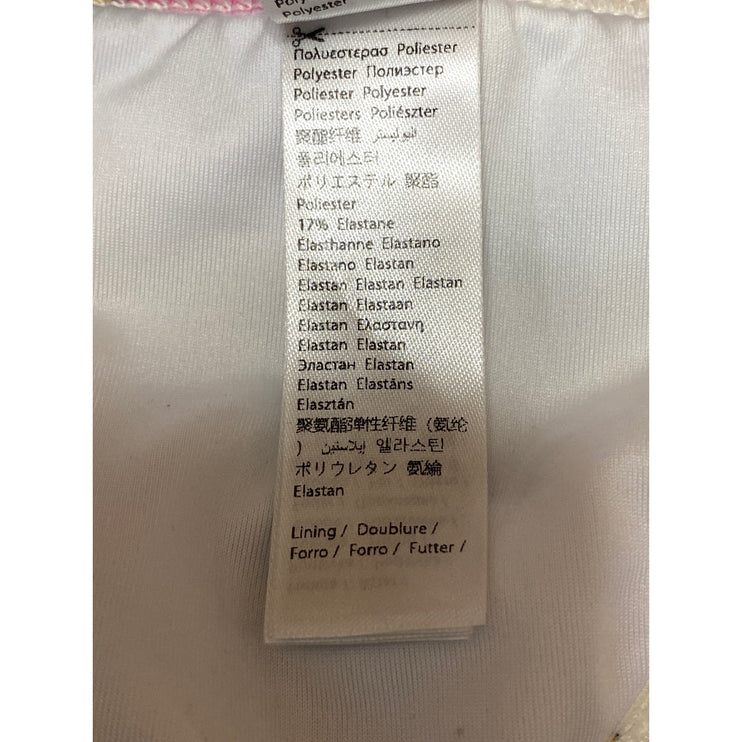 NEW Amalie Star x NA-KD Green Floral Halter Triangle Two Piece Bikini Set Size L