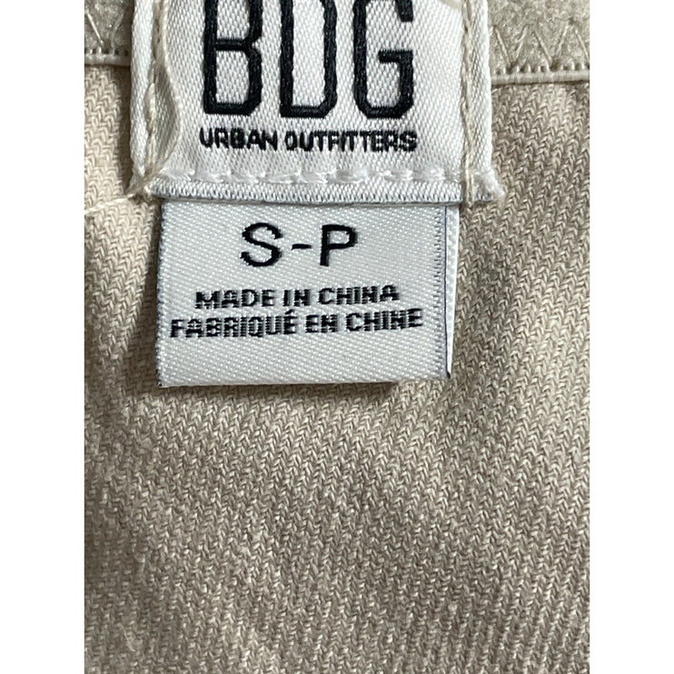 Urban Outfitters BDG Beige Corset Bustier Longline Lace Up Cami Tank Top Size S