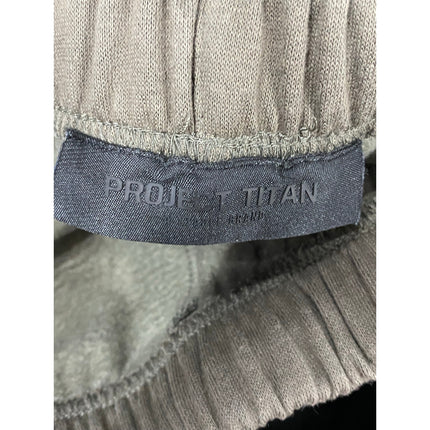 Project Titan Men's Olive Green Straight Slim Drawstring Jogger  Sweat Pants L