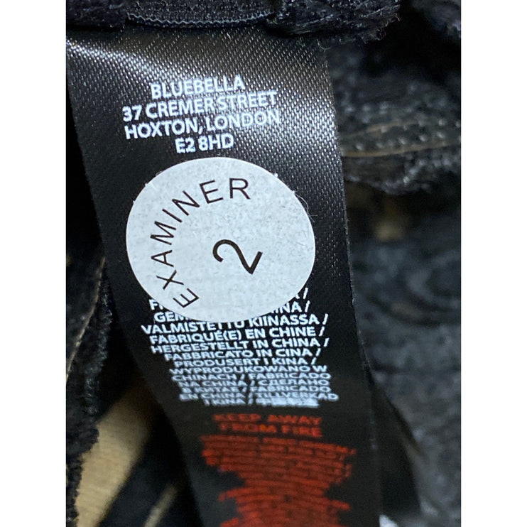 Bluebella Marseille Black Lace Cutout Sheer Underwire Lingerie Bodysuit Size 2