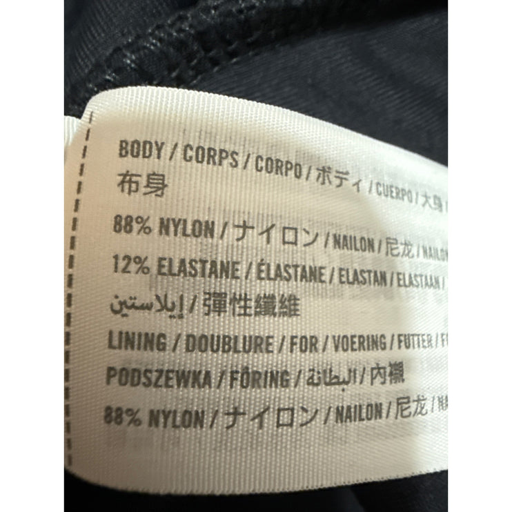 Abercrombie & Fitch Black Sleeveless High Neck Racerback Tank Bodysuit Top Sz M