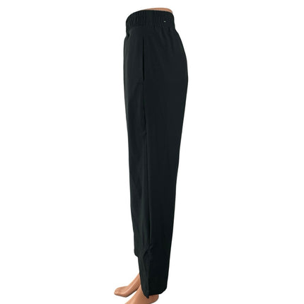 Abercrombie & Fitch Women's Black High Rise Pull On Wide Leg Trousers Pants XXS
