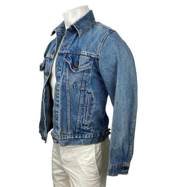 Levi's 70506 Type III Men's Collared Long Sleeve Trucker Denim Coat Jacket Sz 38